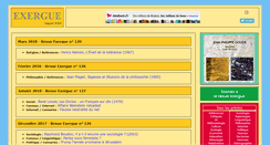 Desktop Screenshot of exergue.com